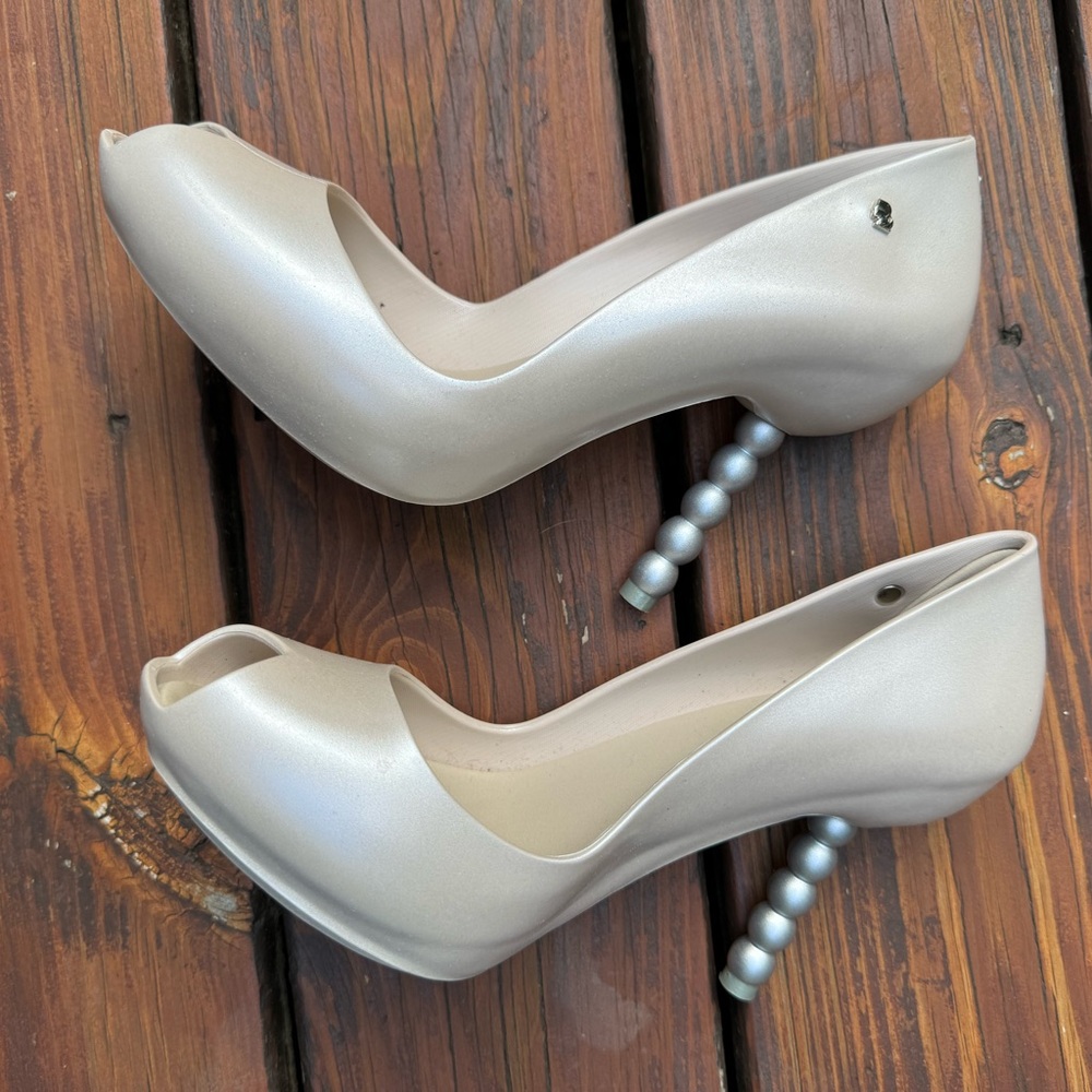 Melissa + Karl Lagerfield Shoes High heels Peep toe Size 7 1/2
